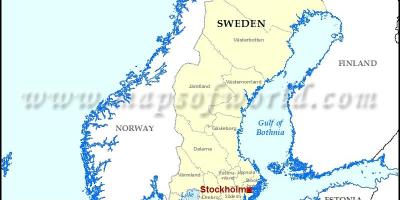 Стокхолм во мапата на светот