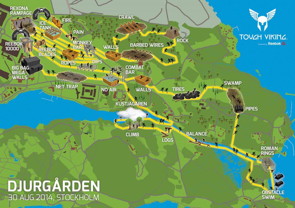 карта на djurgården