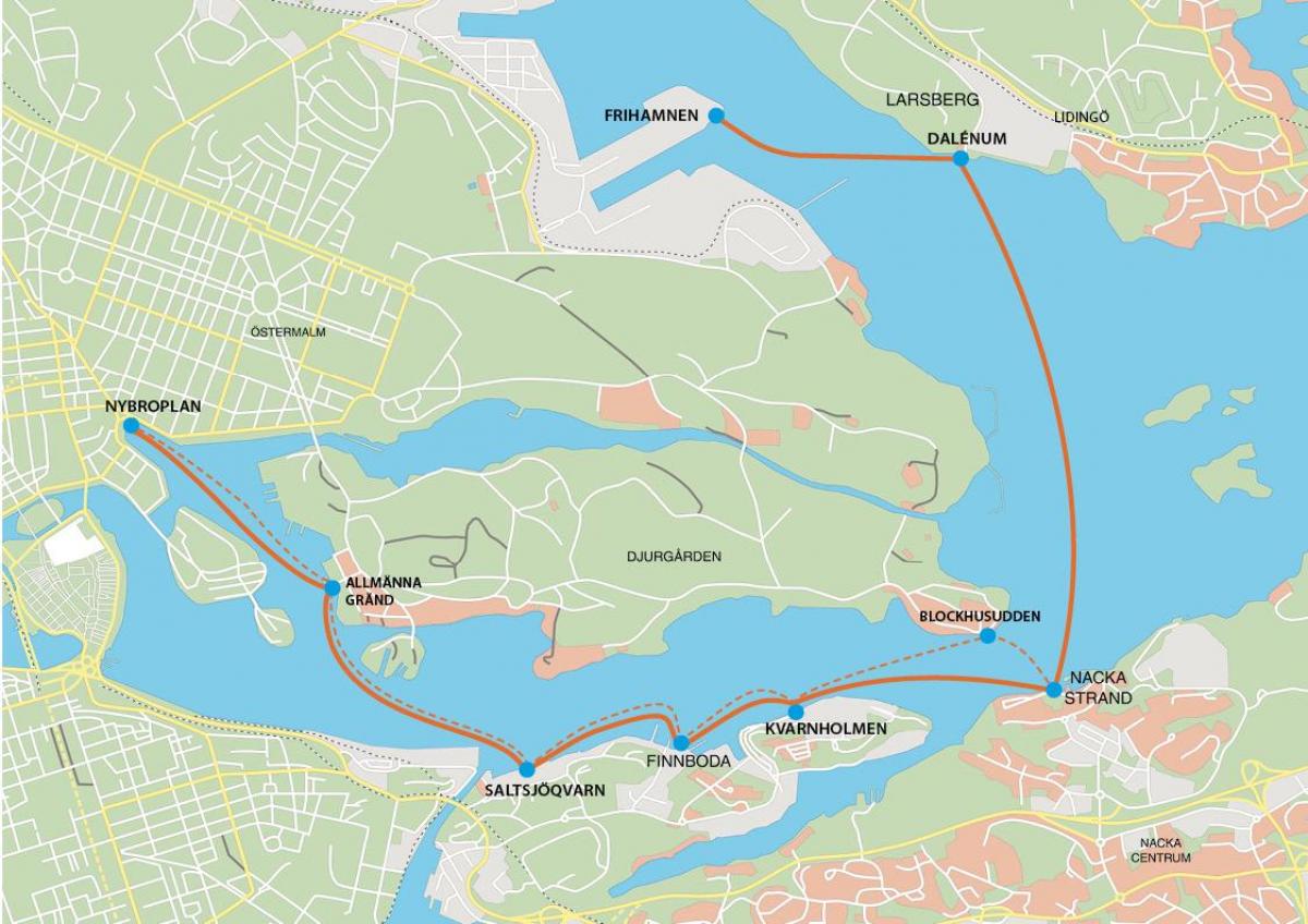 карта на frihamnen Стокхолм