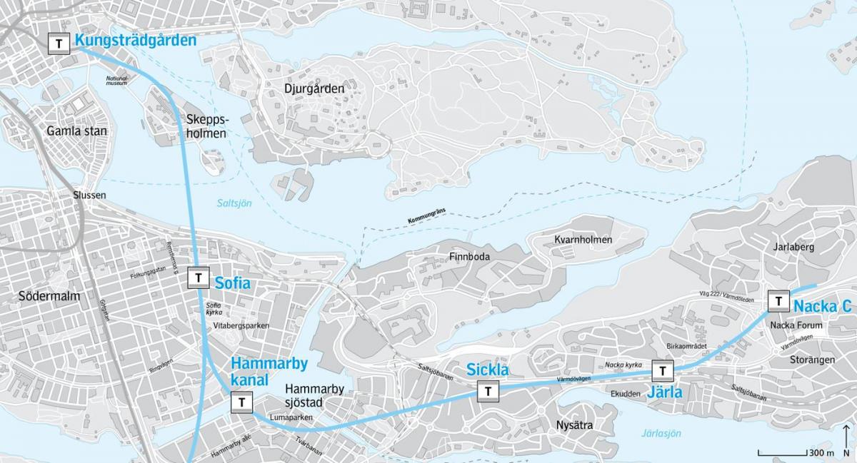 карта на nacka Стокхолм