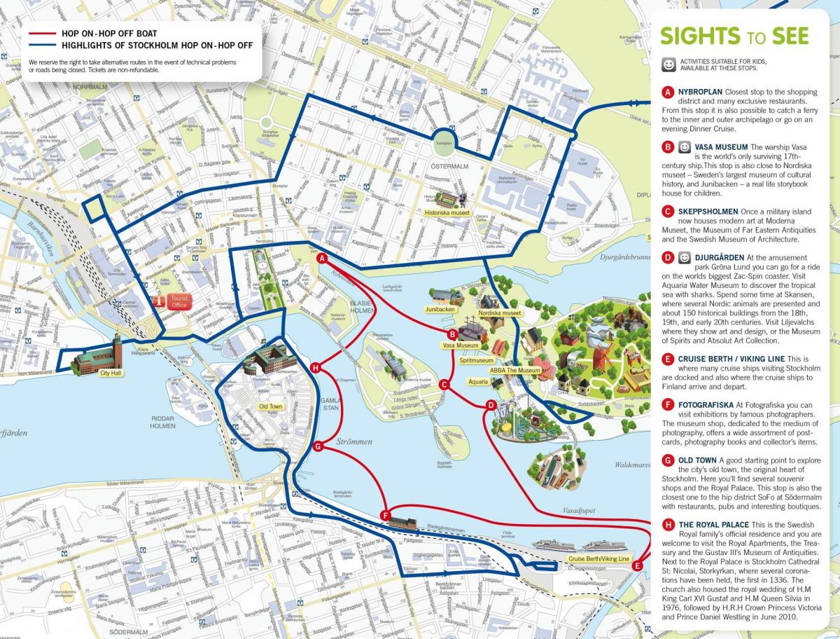 карта на Стокхолм порта