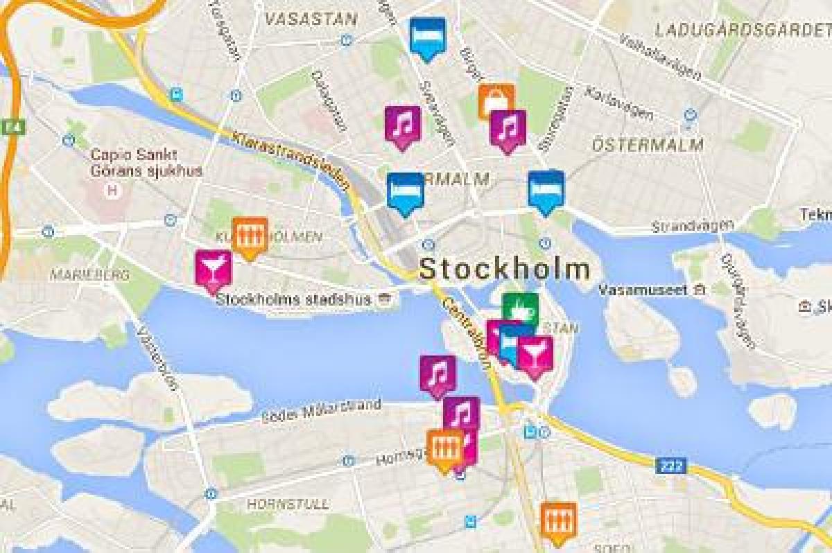 карта на геј мапата Стокхолм
