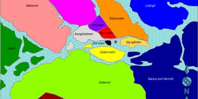 Карта на Стокхолм области