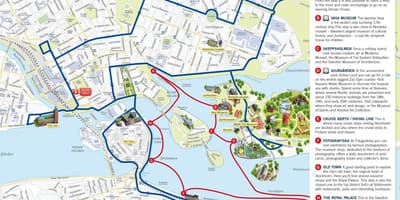 Карта на Стокхолм порта