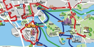 Стокхолм точки на интерес мапа