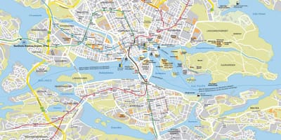 Карта на Стокхолм улица