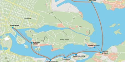 Карта на frihamnen Стокхолм