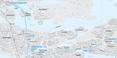 Карта на nacka Стокхолм