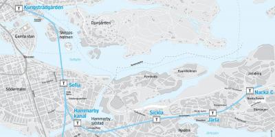 Карта на nacka Стокхолм