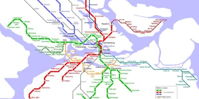 Карта на pendeltåg мапата Стокхолм