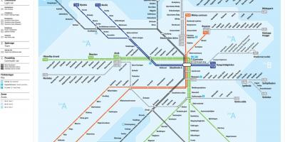 Sl tunnelbana мапа