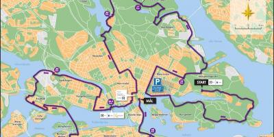 Стокхолм велосипед мапа