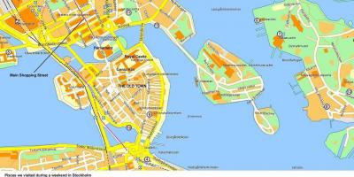 Карта на Стокхолм крстарење терминал