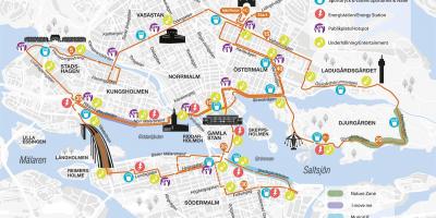 Карта на Стокхолм маратон