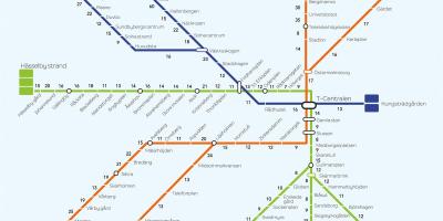 Карта на Стокхолм одење