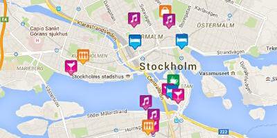 Карта на геј мапата Стокхолм